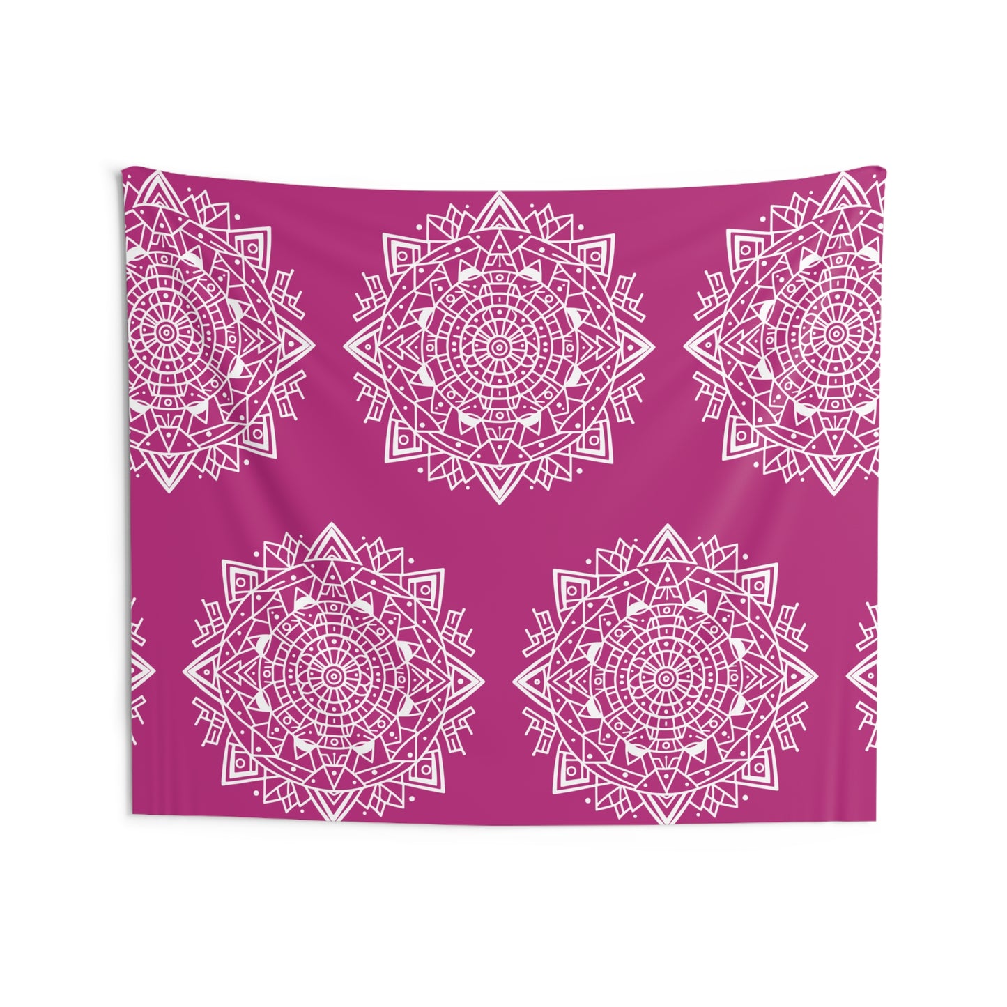 Pink Mandala Tapestry