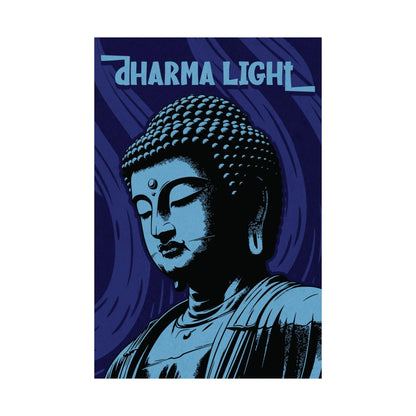 Blue Buddha Poster