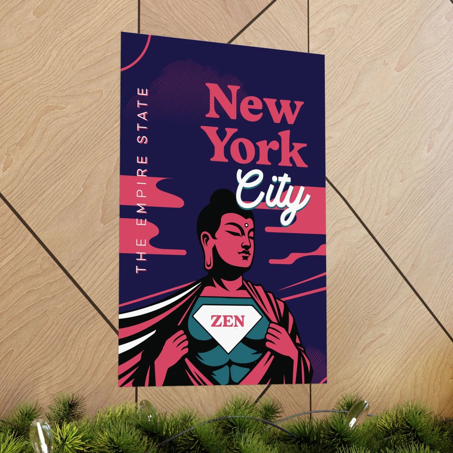 New York City Poster Print | ZenArtBliss