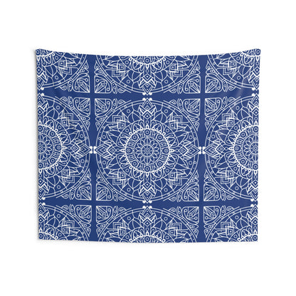 Blue Mandala Tapestries | Zen tapestry