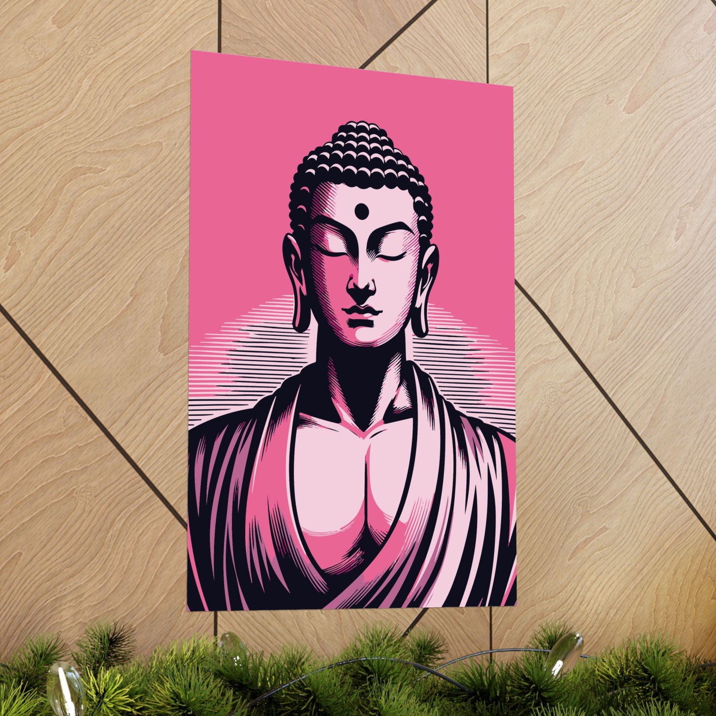 Pink Buddha Art | ZenArtBliss