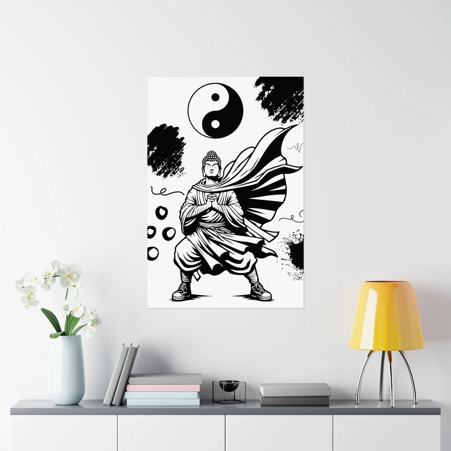 Yin Yang Warrior Buddha