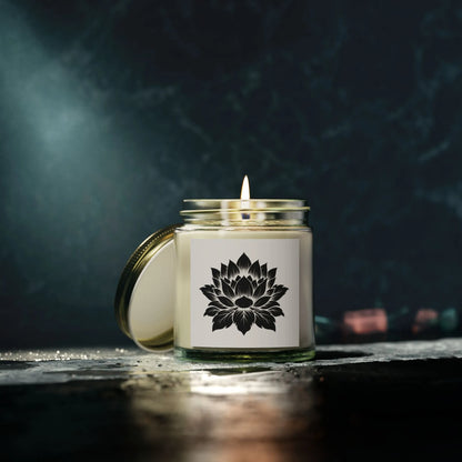 Lotus Candle for Relaxation | Zen Relaxation Gift for Yoga Lovers