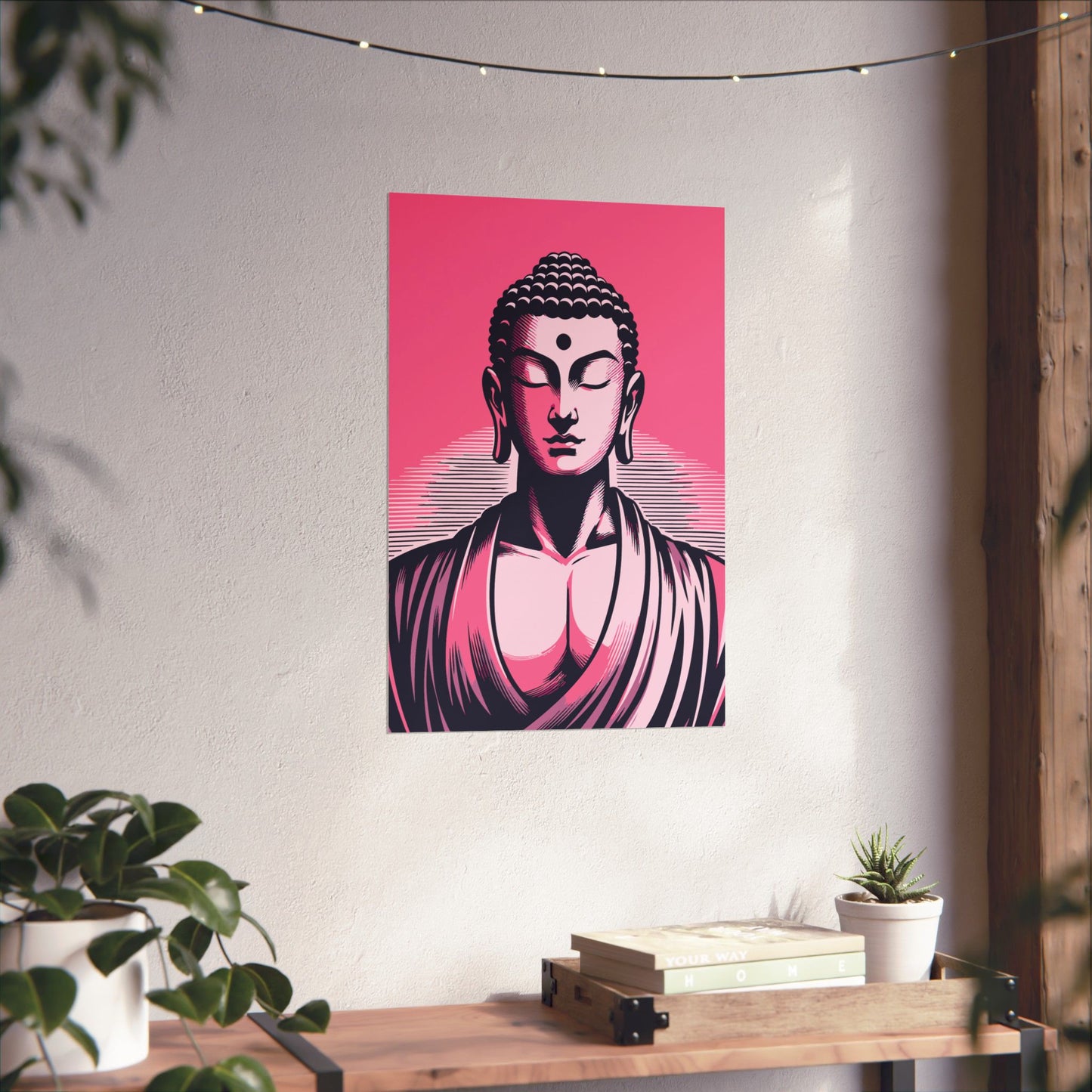 Pink Buddha Art | ZenArtBliss