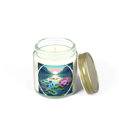 Lotus Candle Gift for Christmas | Cozy Holiday Aromatherapy