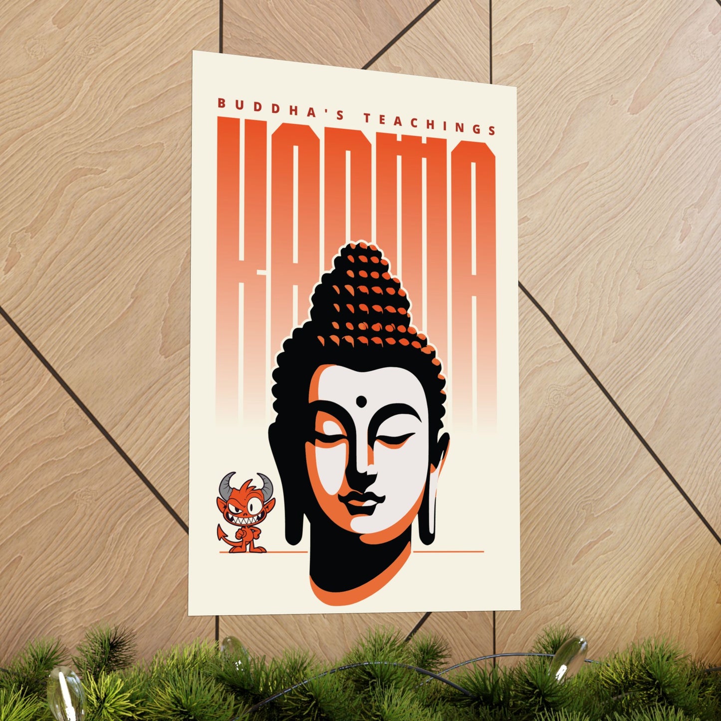 Karma Balance - Buddha's Teachings Poster