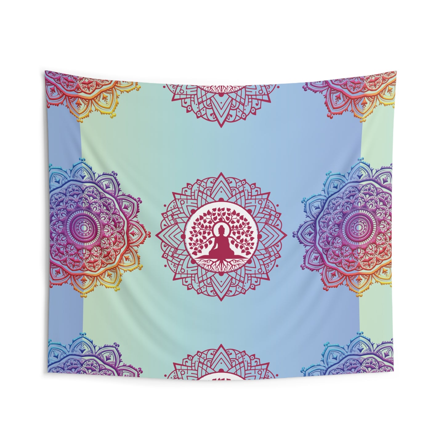 Tree of Life Buddha Mandala Tapestry | Zen Tapestry