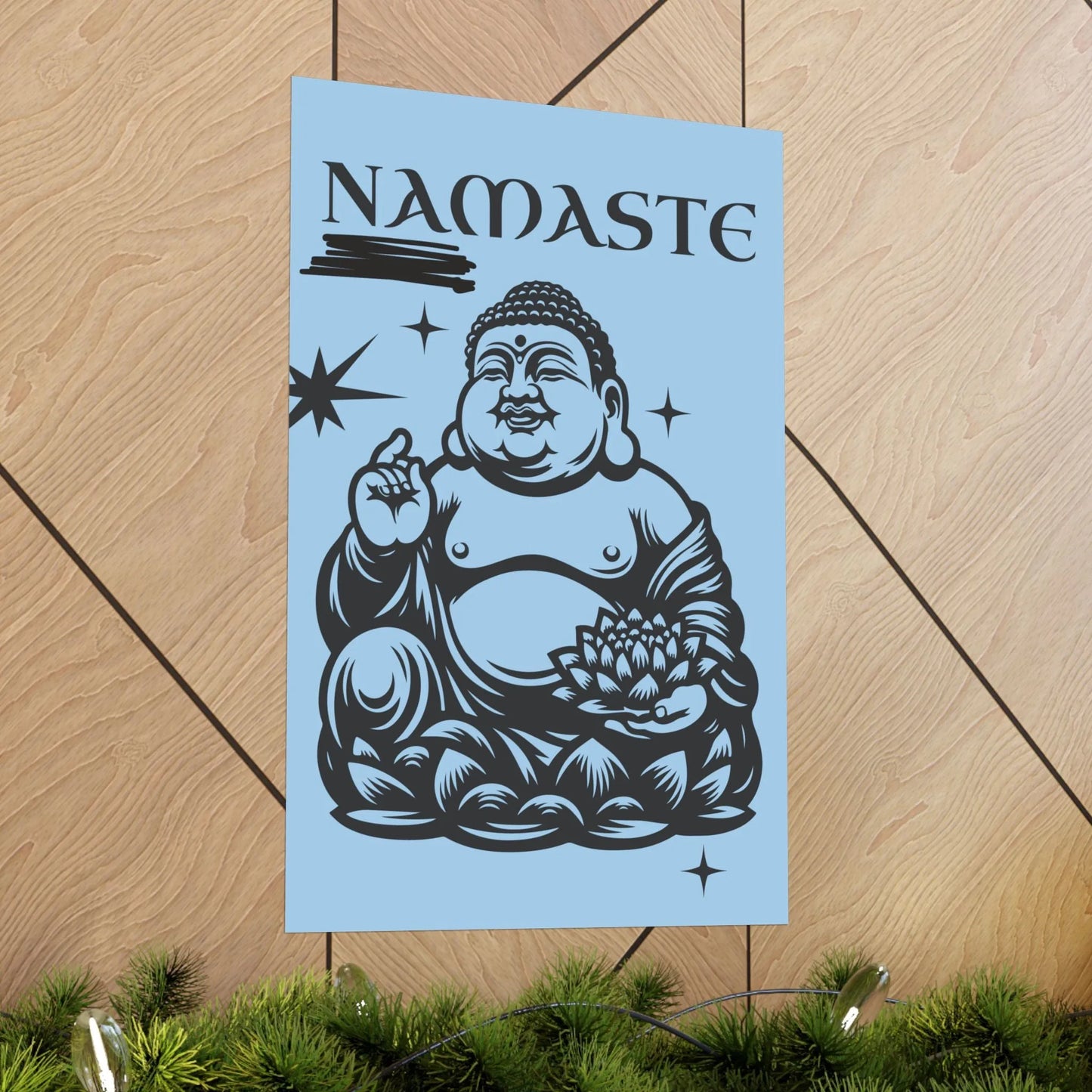 Namaste Buddha Poster