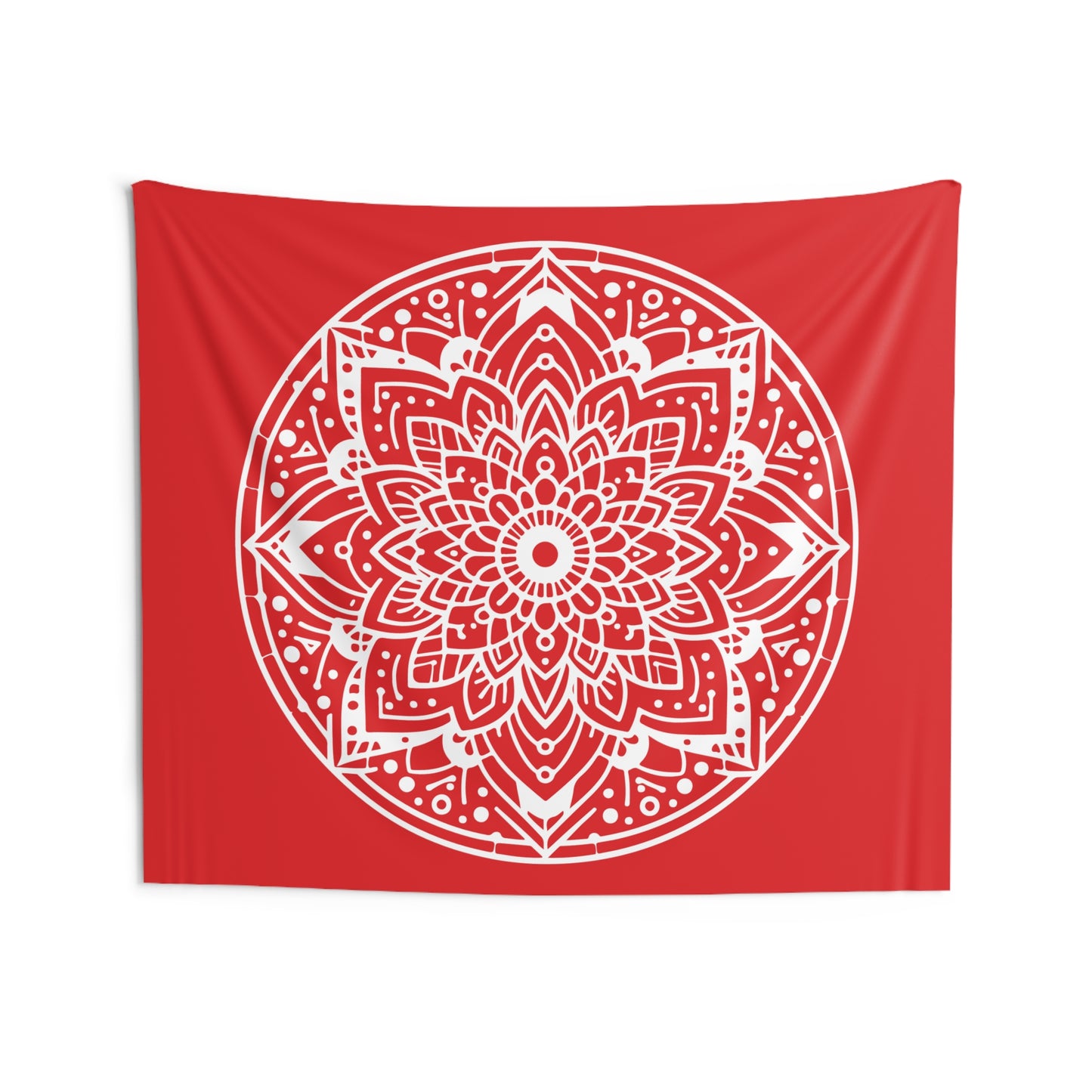 Red Mandala Tapestries