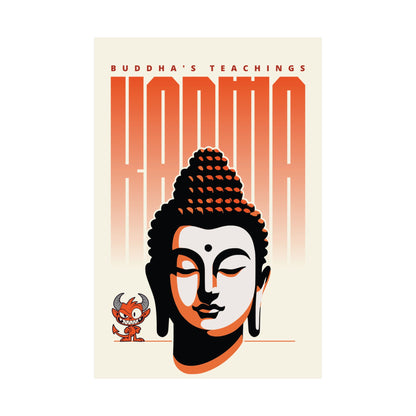 Karma Balance - Buddha's Teachings Poster