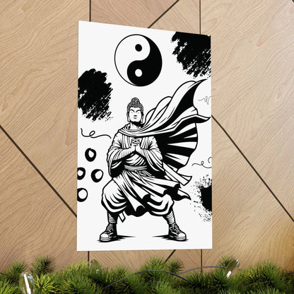 Yin Yang Warrior Buddha