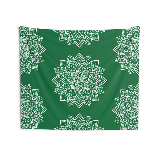 Green Yoga Studio Tapestry