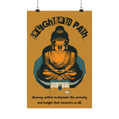 Path of Serenity Buddha Poster