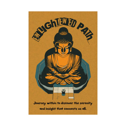 Path of Serenity Buddha Poster