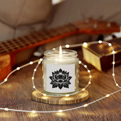 Lotus Candle for Relaxation | Zen Relaxation Gift for Yoga Lovers