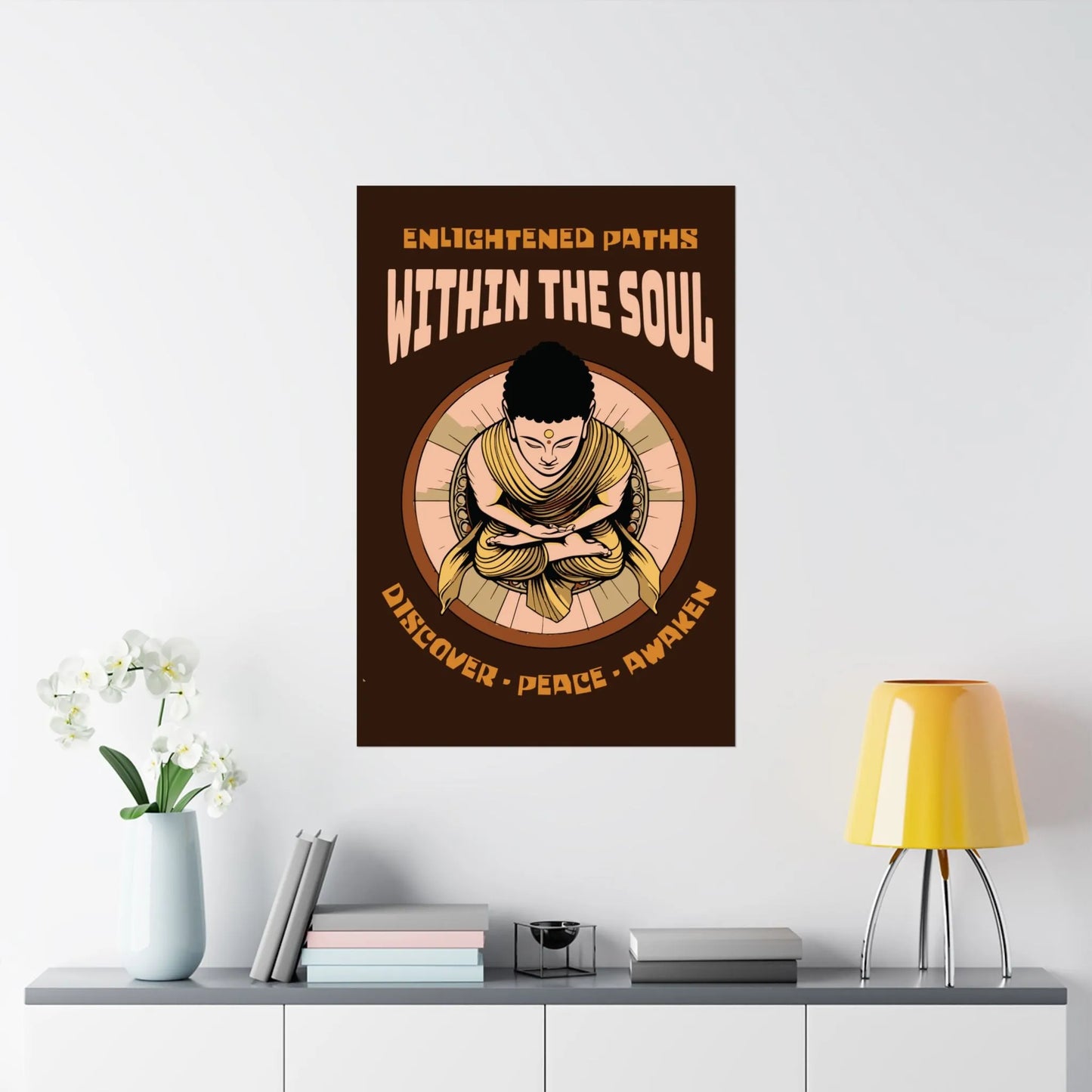 Within the Soul - Enlightened Path Buddha Poster