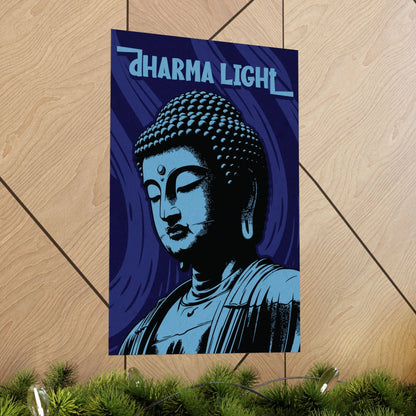 Blue Buddha Poster