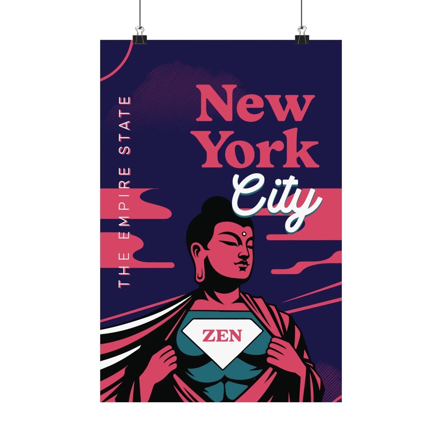 New York City Poster Print | ZenArtBliss