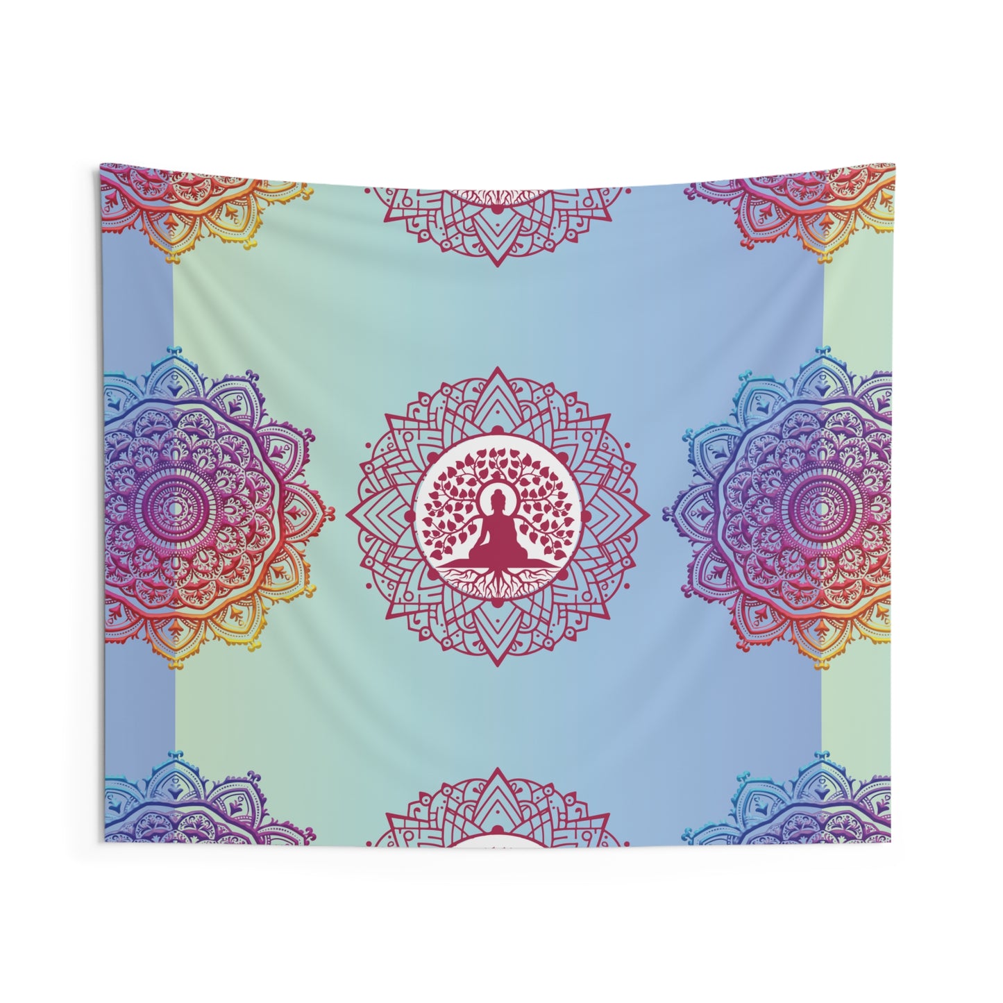 Tree of Life Buddha Mandala Tapestry | Zen Tapestry