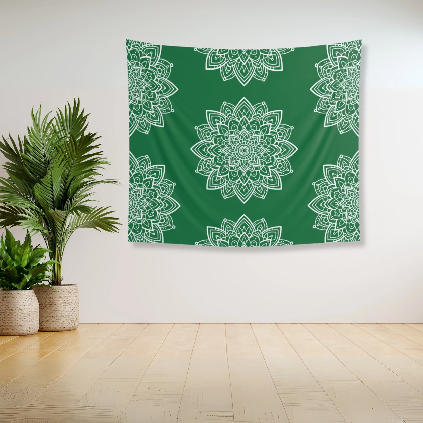 Green Yoga Studio Tapestry