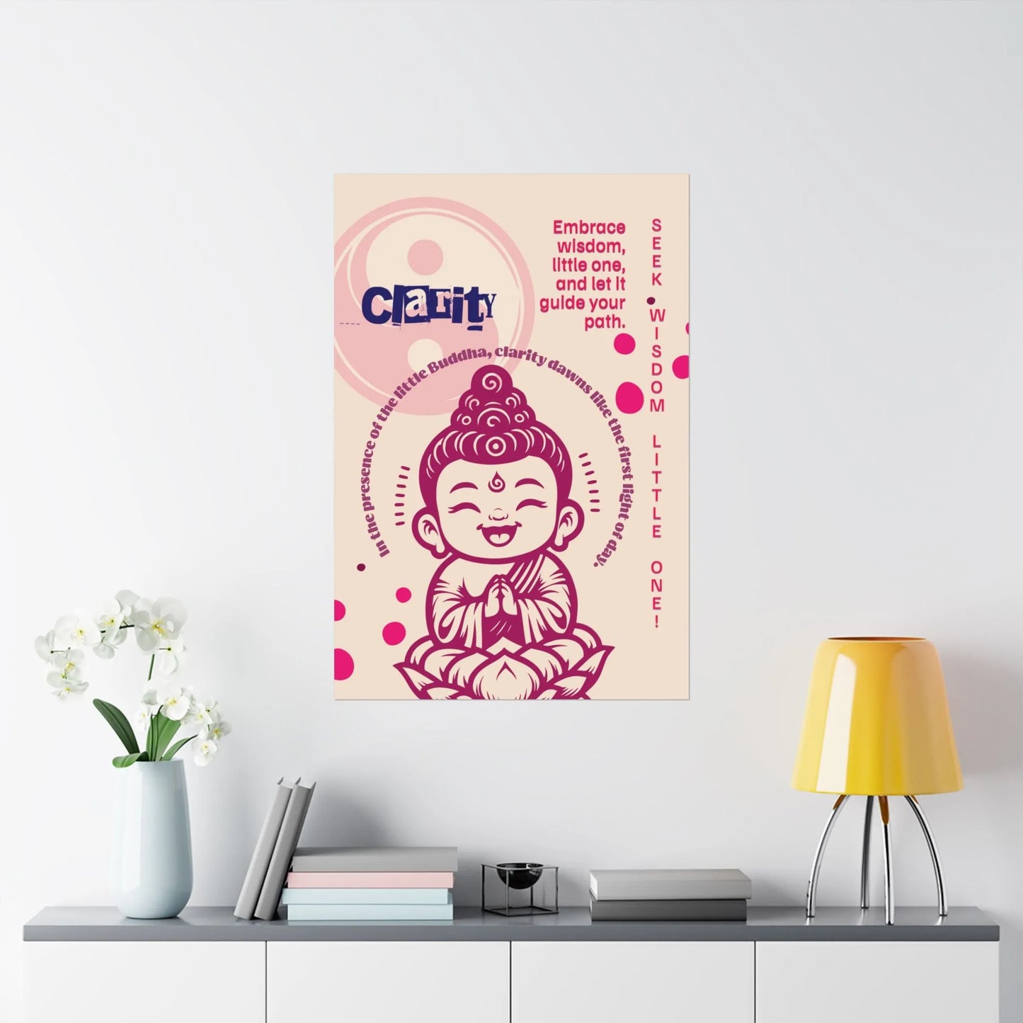 Clarity Dawn Little Buddha Poster