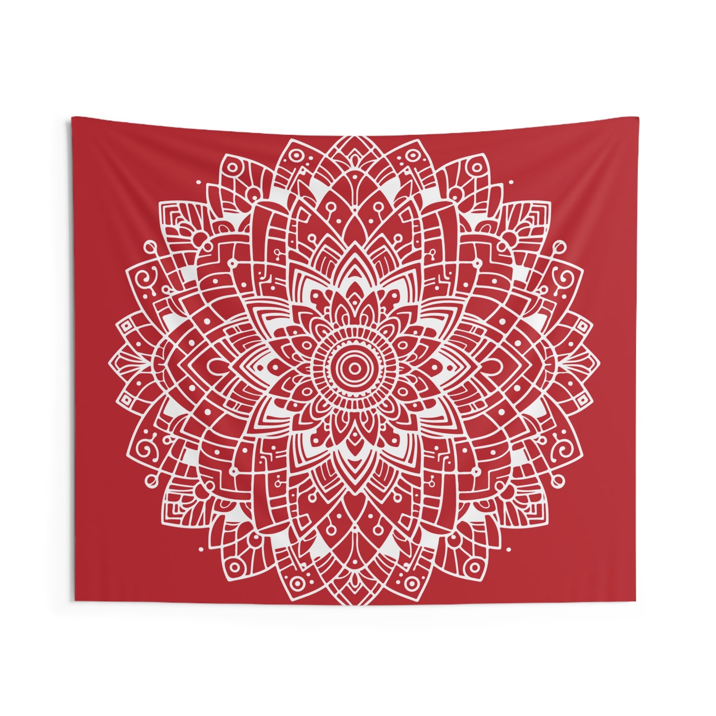 Red Mandala Tapestry | zen tapestry