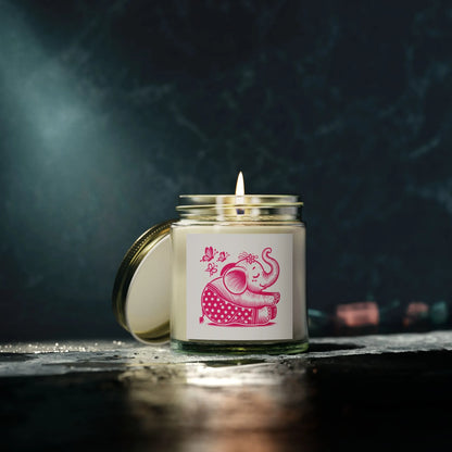 Yoga Elephant Candle - Scented Candle