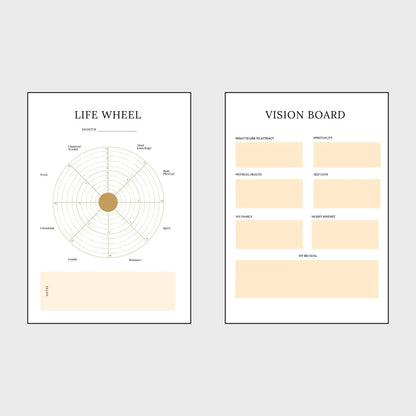 Vision Book Journal | Transformative Goal-Setting & Visualization Planner -ZenArtBliss