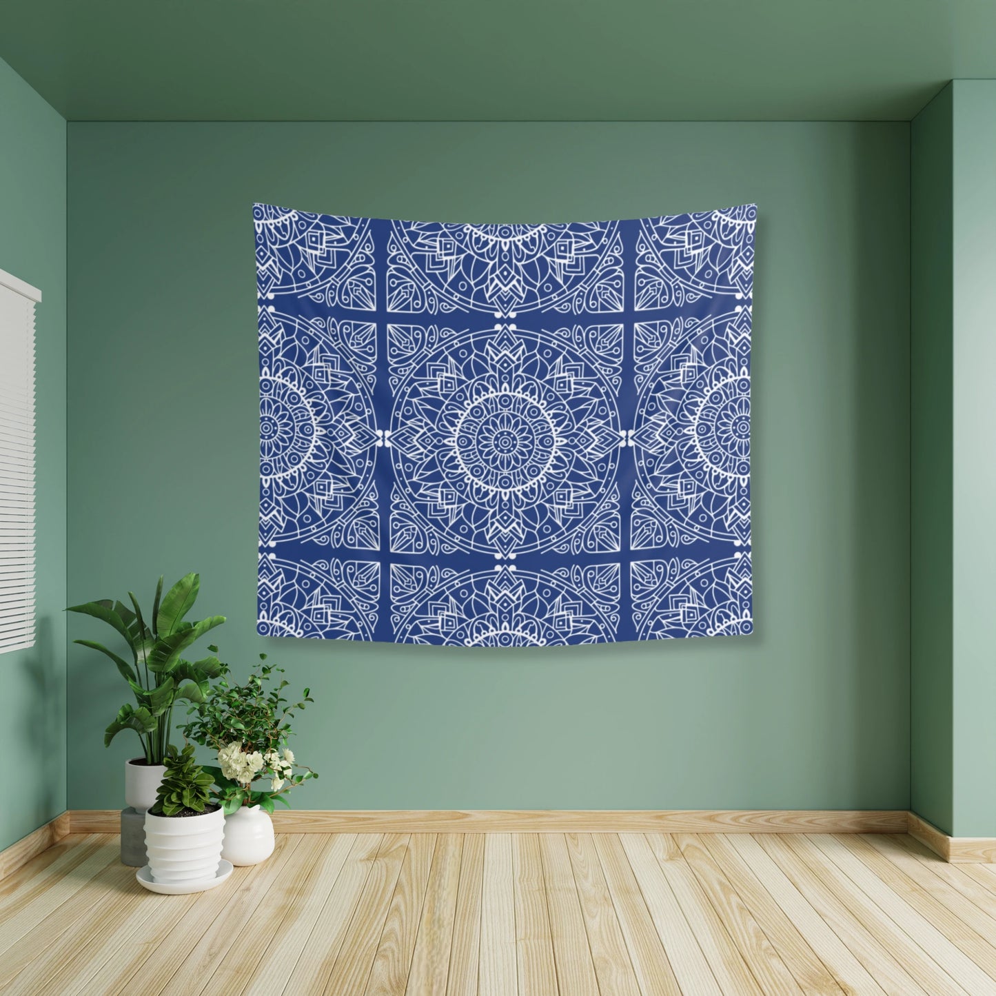 Blue Mandala Tapestries | Zen tapestry