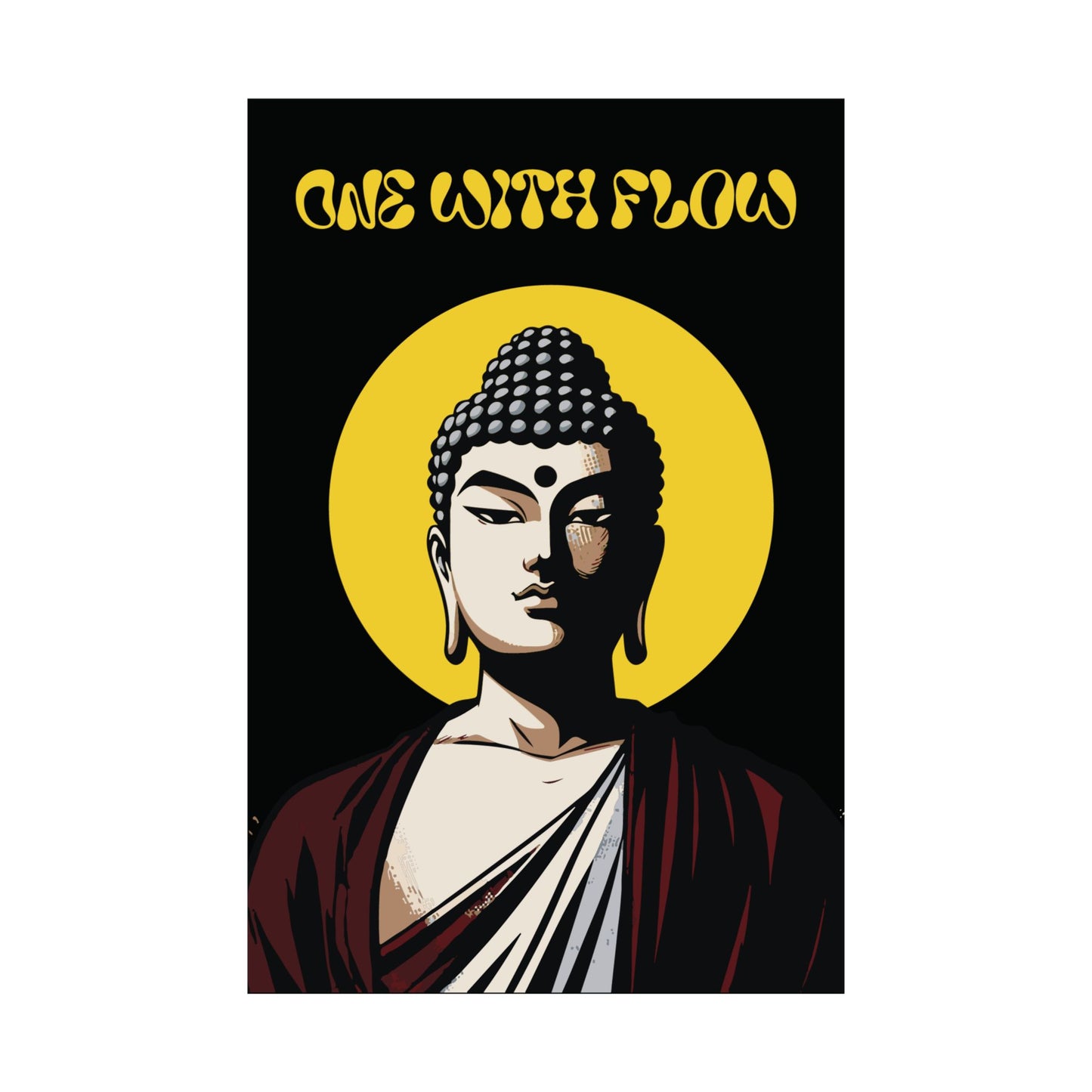 Japanese Buddha Poster | ZenArtBliss