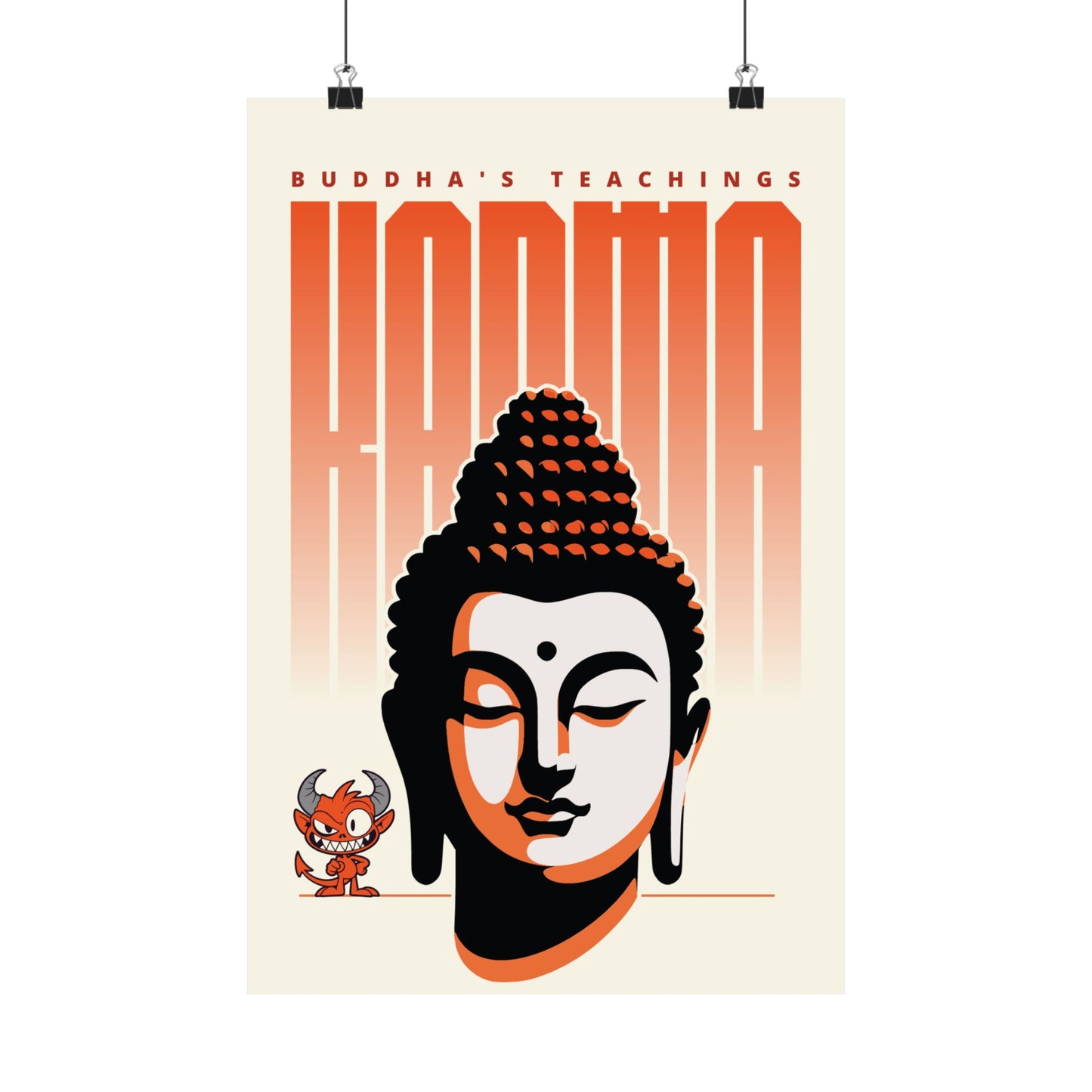 Karma Balance - Buddha's Teachings Poster