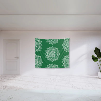 Green Yoga Studio Tapestry