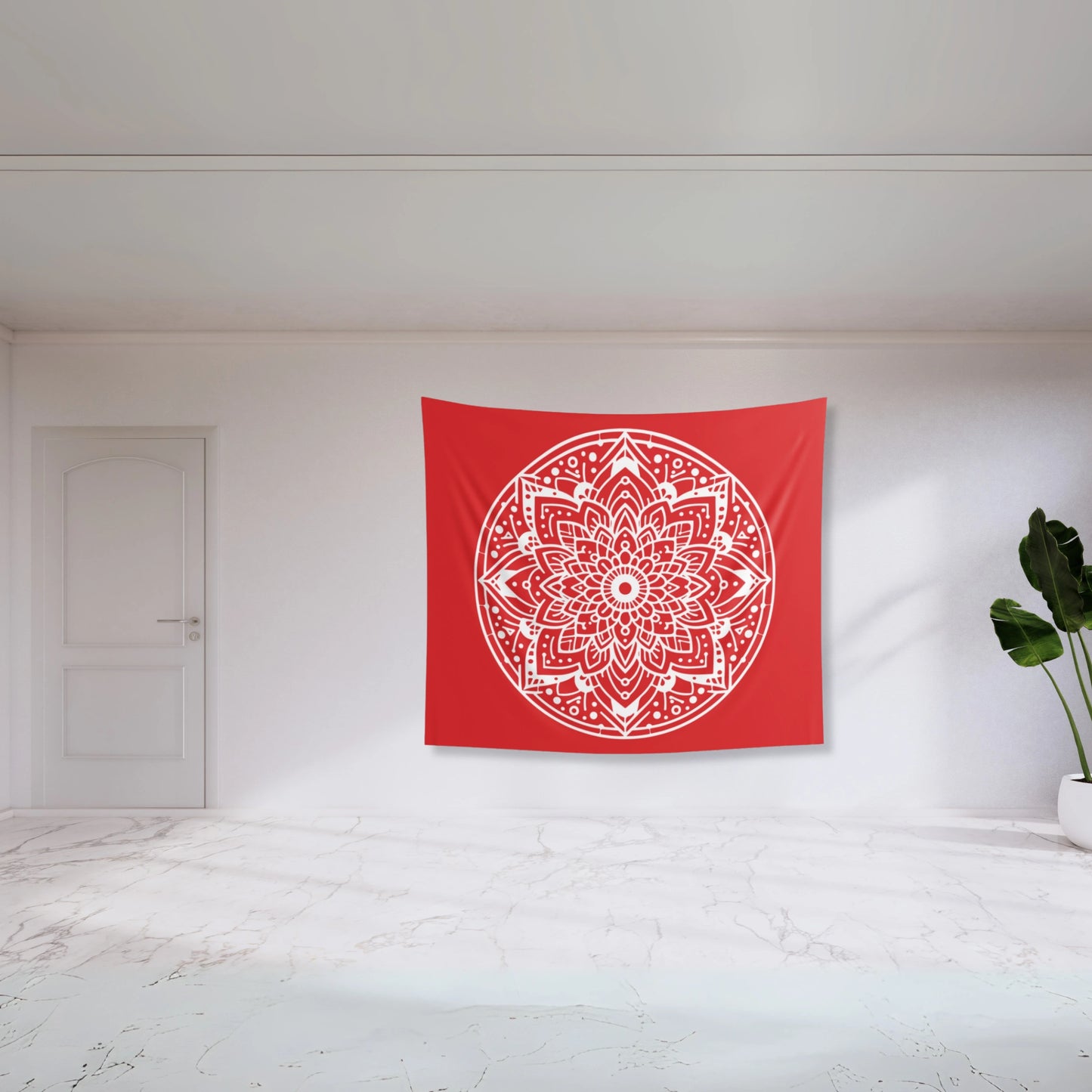 Red Mandala Tapestries