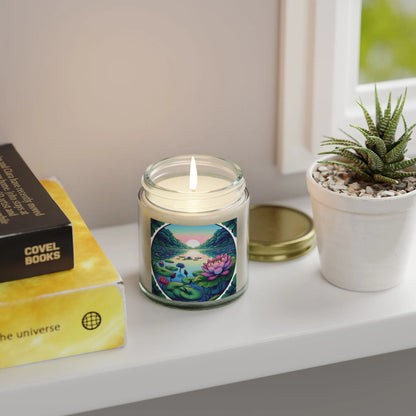 Lotus Candle Gift for Christmas | Cozy Holiday Aromatherapy