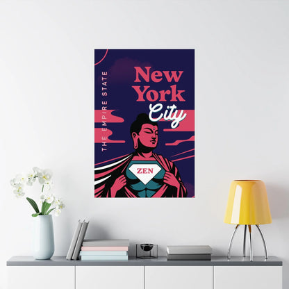 New York City Poster Print | ZenArtBliss