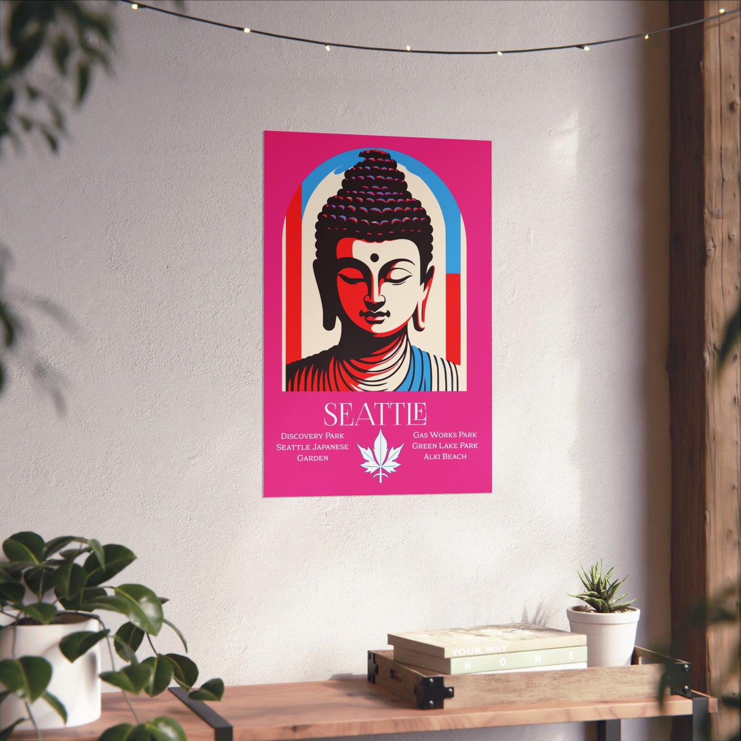 Seattle Zen Buddha Poster