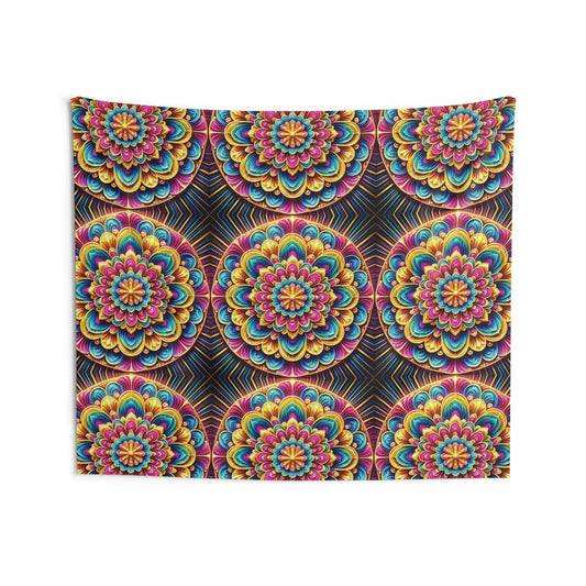 Mandala Wall Hanging | Zen Tapestry for Home and Meditation