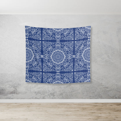 Blue Mandala Tapestries | Zen tapestry