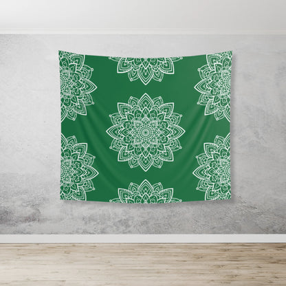 Green Yoga Studio Tapestry