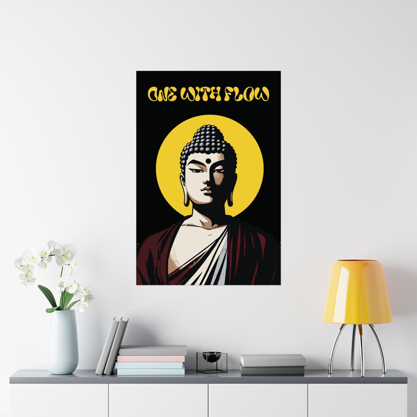 Japanese Buddha Poster | ZenArtBliss