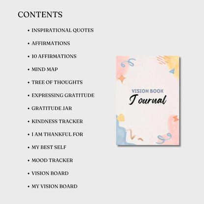 Vision Book Journal | Transformative Goal-Setting & Visualization Planner -ZenArtBliss