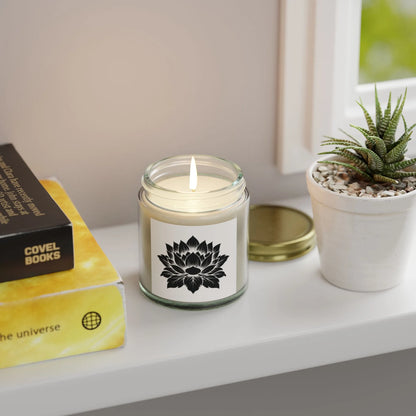 Lotus Candle for Relaxation | Zen Relaxation Gift for Yoga Lovers