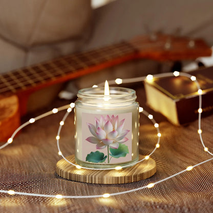 Lotus Candle Gift for Christmas | Cozy Holiday Aromatherapy