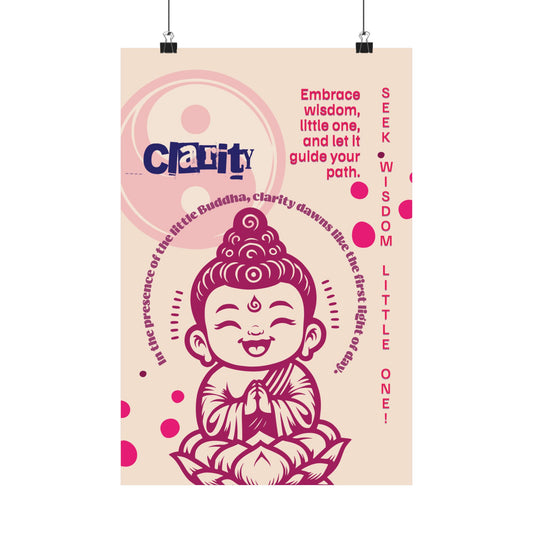 Clarity Dawn Little Buddha Poster