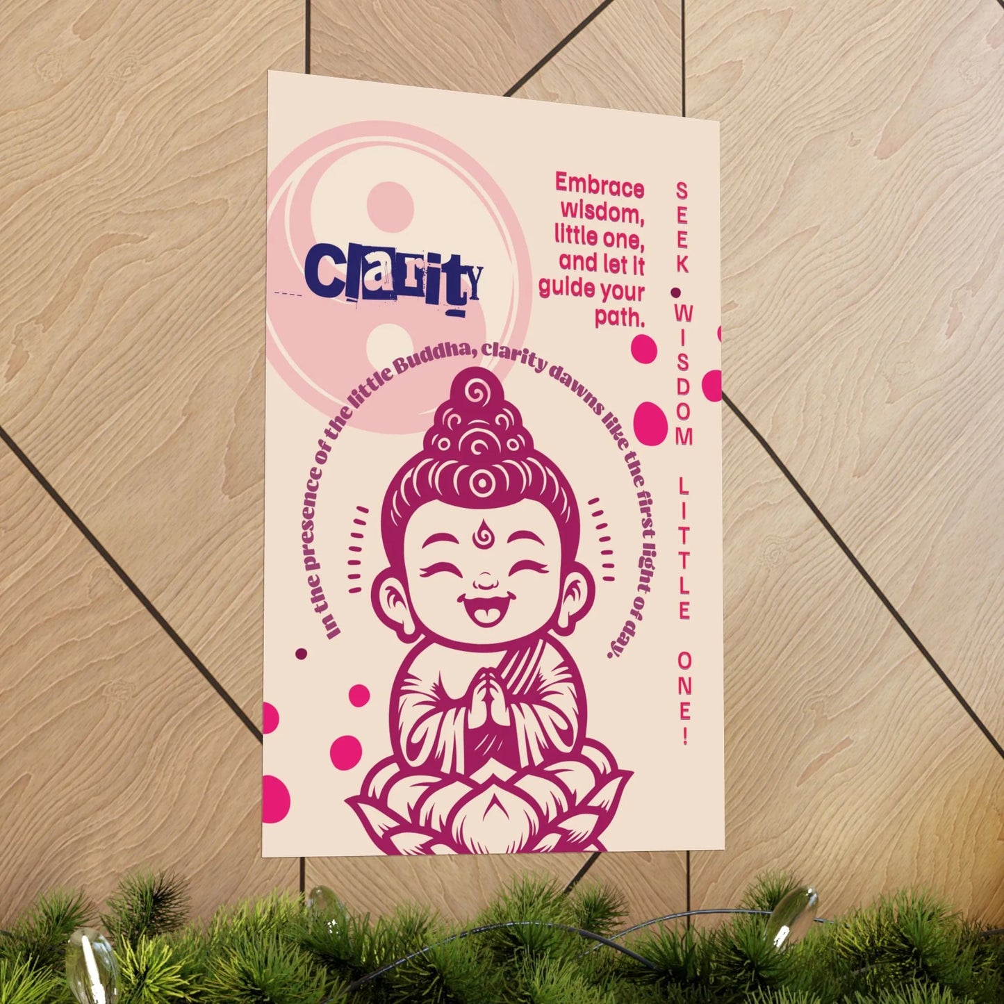 Clarity Dawn Little Buddha Poster