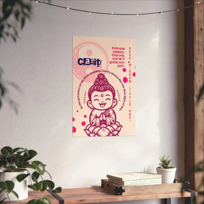 Clarity Dawn Little Buddha Poster