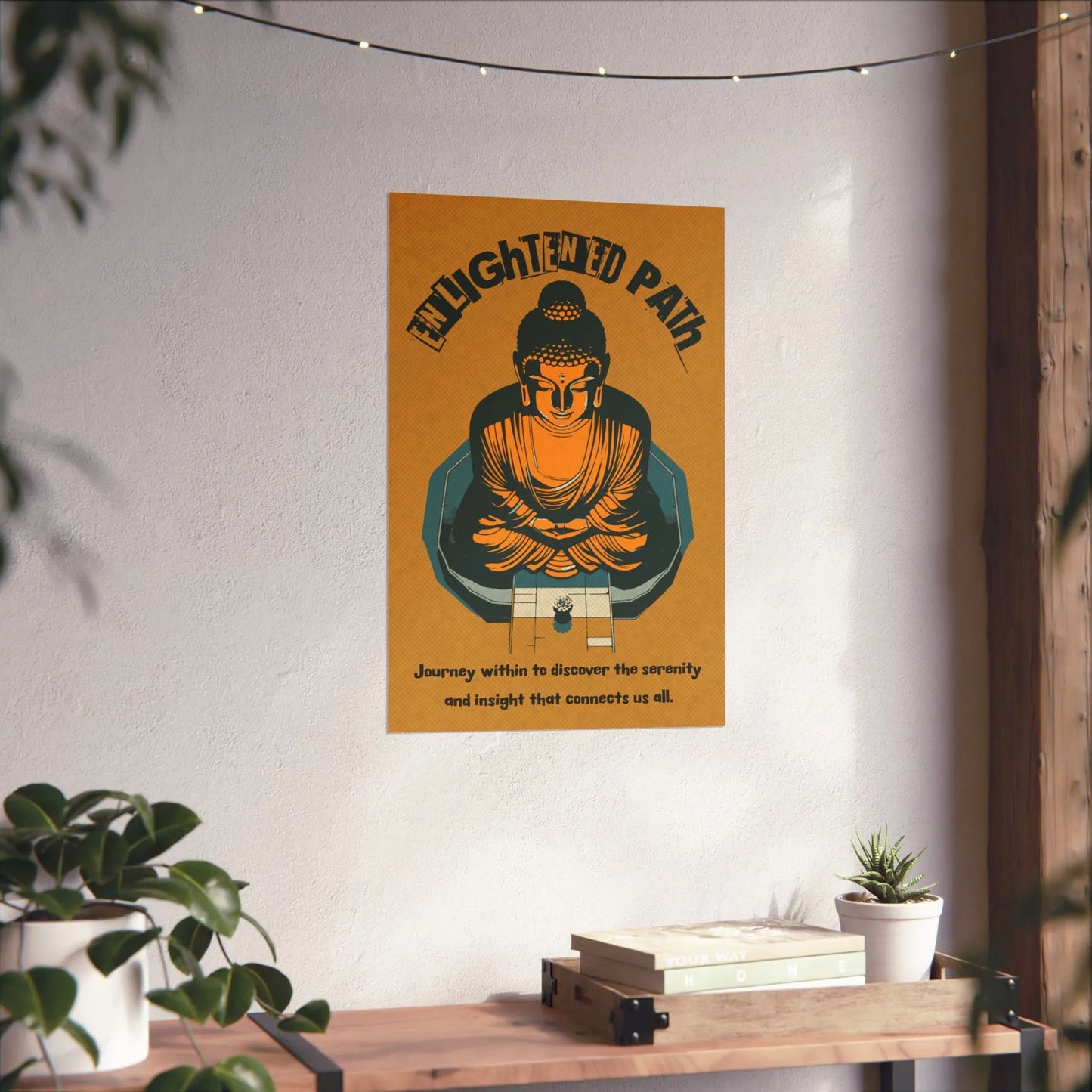 Path of Serenity Buddha Poster