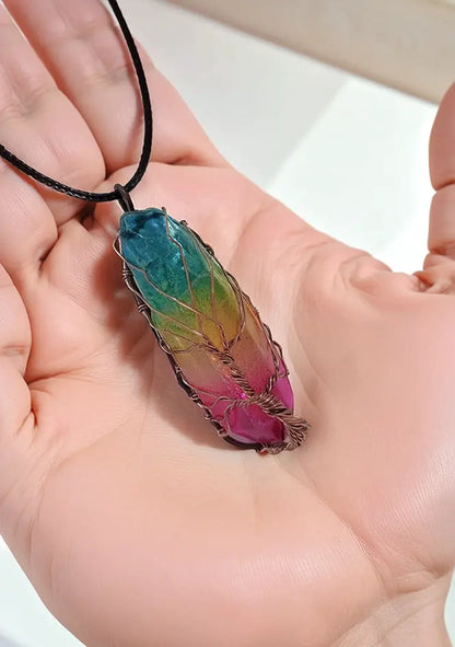 Eternal Rainbow Life Necklace