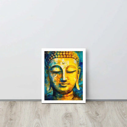 Buddha Healing Framed Print – ZenArtBliss -ZenArtBliss