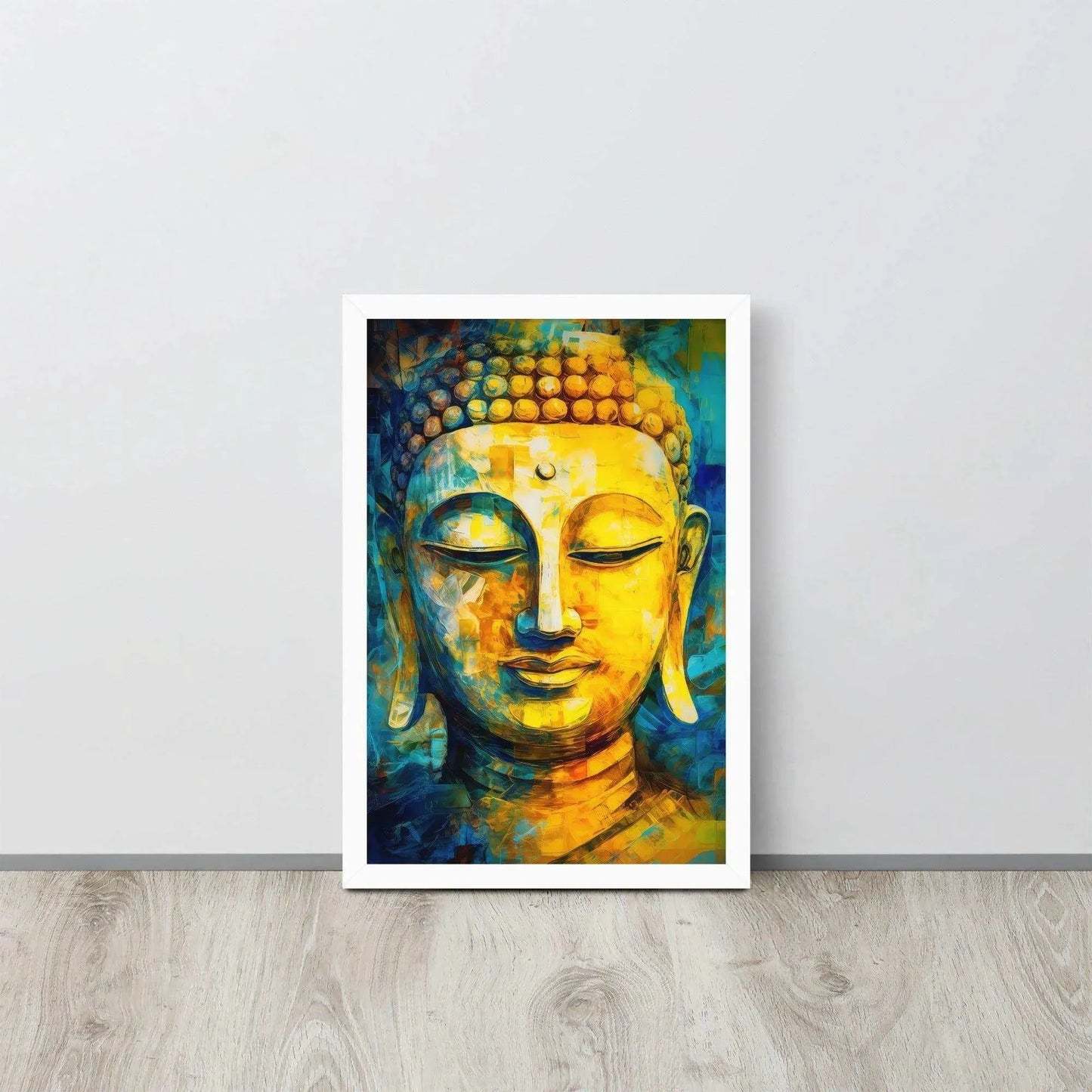 Buddha Healing Framed Print – ZenArtBliss -ZenArtBliss